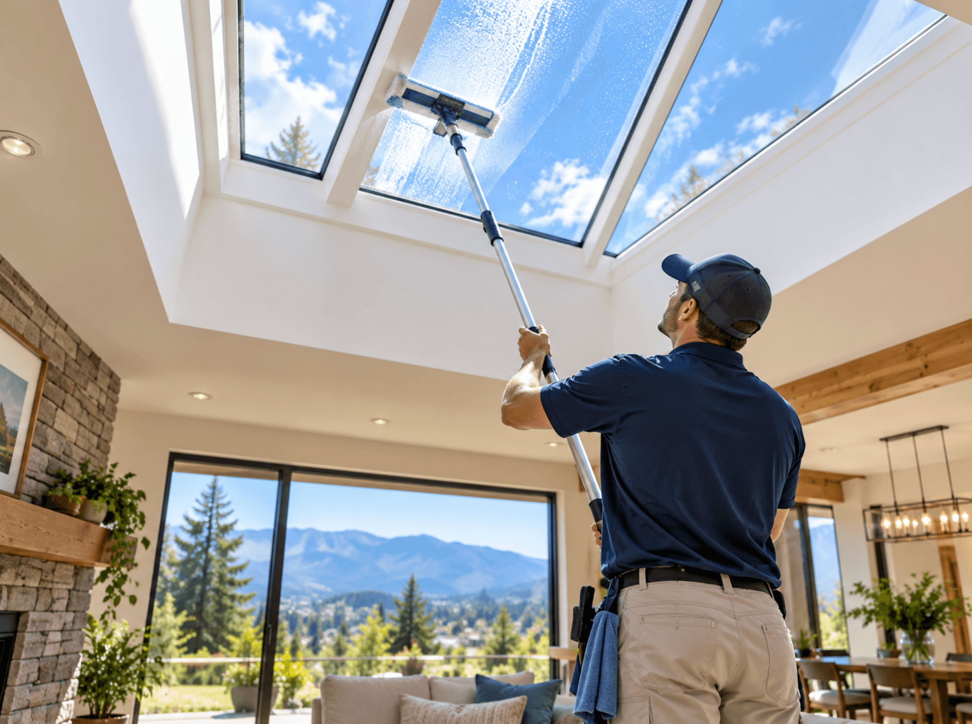 skylight window cleaning